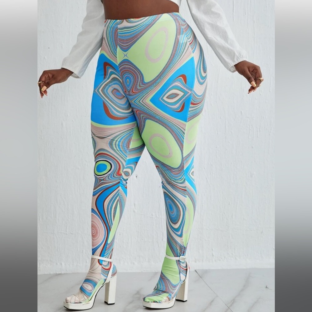 Print Footed Leggings